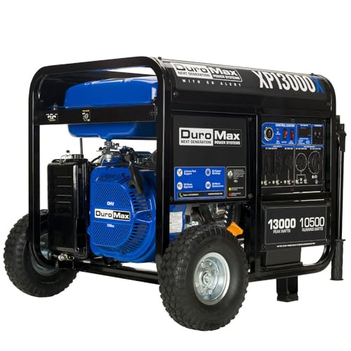 DuroMax XP13000X 500cc Gas Portable Generator with CO Alert