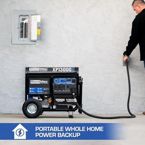 DuroMax XP13000X 500cc Gas Portable Generator with CO Alert