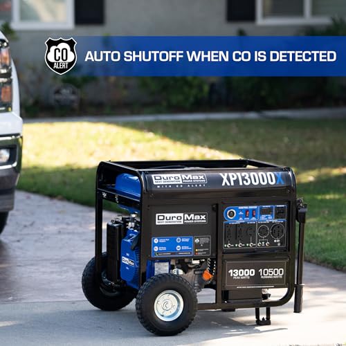 DuroMax XP13000X 500cc Gas Portable Generator with CO Alert