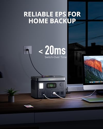 GROWATT VITA550 Portable Power Station: 600W Output, LiFePO4 Battery