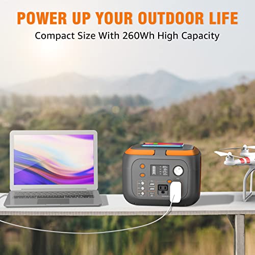 300W Portable Power Station with 260Wh Lithium Battery