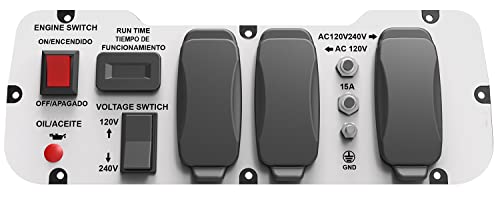 A-iPower SUA4500 Portable Gas Generator, 4500 Watt