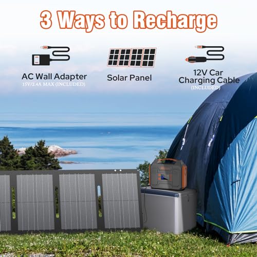 300W Power Station: Outdoor Portable Generator, Lithium Battery