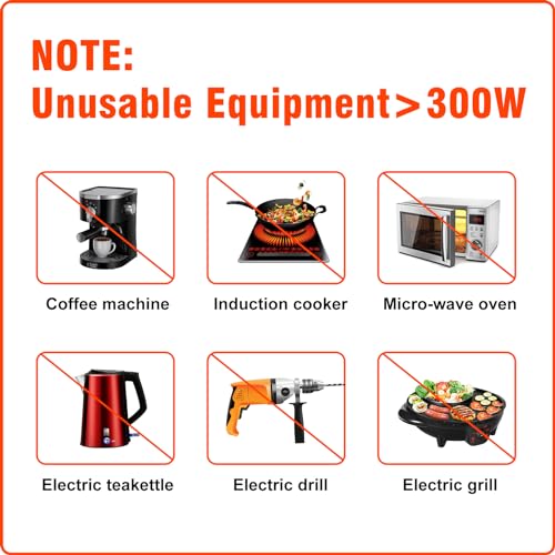 300W Power Station: Outdoor Portable Generator, Lithium Battery