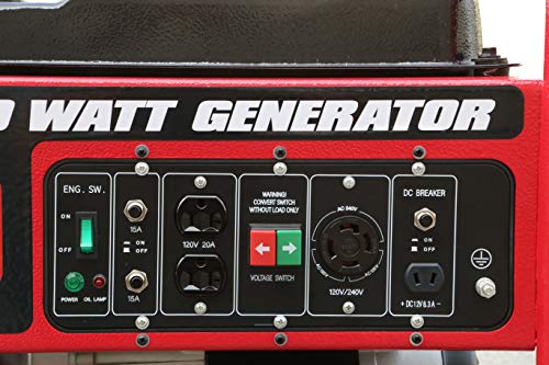 All Power America 4000W Portable Gas Generator with Wheel Kit