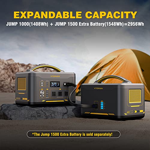 VTOMAN Jump 1000W Portable Power Station for Camping