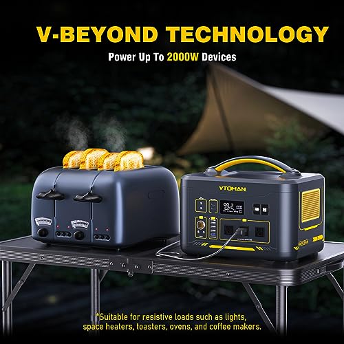 VTOMAN Jump 1000W Portable Power Station for Camping