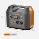 EnginStar Portable Power Station: 296Wh Solar Generator