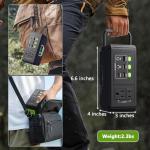 GENSROCK 120W Portable Solar Power Station