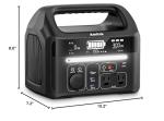 AMLINK Portable Power Station: 300W Solar Generator