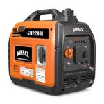 GENMAX Portable Inverter Generator - Ultra-quiet & Lightweight (GM2200i)