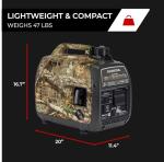 Honda Inverter Generator EU2200i 2200W - Camo