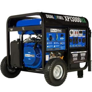 DuroMax XP13000HX Dual Fuel Portable Generator - 13000W