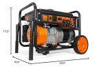 WEN 6000-Watt RV-Ready Generator with Portable Wheel Kit