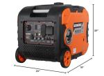 GENKINS 4500W Portable Inverter Generator - RV/Camper Friendly
