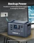 DEENO Portable Power Station X1500: 1036Wh of Power