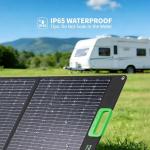 100W Portable Solar Panel for Power Station Generator