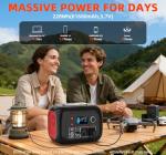 Portable Solar Generator: Power Station with Wireless Charging