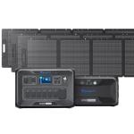 BLUETTI AC300&B300 Solar Generator with Expansion Battery and 3 Solar Panels