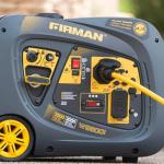 Firman Portable Gas Generator: 3300/3000 Watt Recoil Start