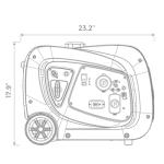 Firman Portable Gas Generator: 3300/3000 Watt Recoil Start