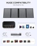 Portable Solar Panels for 100-500W Solar Generators