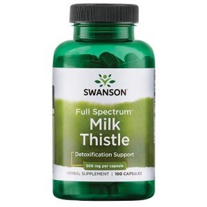Milk Thistle 500mg Detox Liver Support 100 Caps