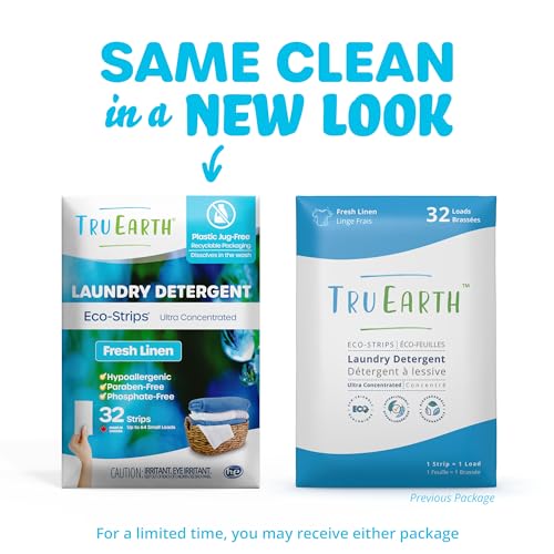 Biodegradable Laundry Eco-Strips, 32 Count