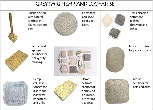 Eco-Friendly Kitchen Cleaning Set with Bonus Washcloth