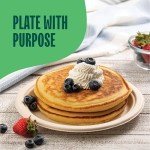 Eco-Friendly 9" Compostable Paper Plates (125-Pack)