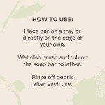 Eco-Friendly Lemon Dish Soap Bar