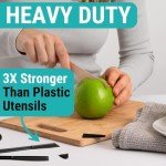 Compostable Wooden Cutlery Set - 300 pieces