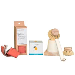 Eco-Friendly Natural Dish Cleaning Set - 5 Pieces