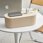 Cable Organizer Box Hide Charging Line and Plug Power Strip Management Phone Holder Nordic Home Decoration Socket Storage Cover