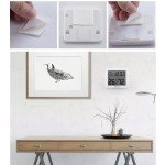 Digital Desk Wall Clock with Temperature Humidity Large Display  Battery Operated clock for Home Kitchen Office Desk Decorations