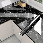 40cm Marble Self Adhesive Wallpaper Vinyl Contact paper PVC Waterproof Wall Stickers For Kitchen Decorative Film Home Decor