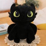Cute Toothless Stuffed Cushion Light Fury Dragon Plush Cushion Bionicle Night Furia Throw Pillow Sofa Accessories Home Decor