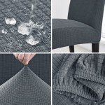 1pcs, high elastic dining chair cover, polyester material, suitable for dining room, wedding banquet, home decoration
