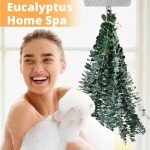 12 Pcs Dried Eucalyptus for Shower Hanging - 17'' Real Large Preserved Eucalyptus Stems Green Home Decor, 100% Made from Fresh Eucalyptus Leaves, Bathroom Shower Decor, Wedding, DIY