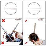 FASHION in THE CITY 3D DIY Wall Clock Creative Design Mirror Surface Wall Decorative Sticker Watches (Black)
