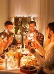 10Feet Battery Operated Fairy Lights, 120LEDs Firecracker String Lights Waterproof Silver Wire Starry Firefly Light for DIY Wreath Home Weeding Indoor Outdoor Christmas Decorations, Warm White