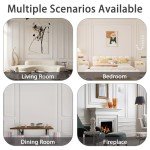 Coengwui Peel and Stick Wall Molding, Chair Rail Wainscoting Panel, Finish Trim for Home Decoration (Paintable White, 9.8ft x 1.3in)