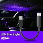 Car Roof Star USB Light LED Starry Laser Atmosphere Ambient Projector Auto Decoration Night Light Home Decor Galaxy Lights