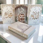 Islamic Kaaba Mosque Luxe Fake Book Storage Box Home Interior Decoration Decorative Books Coffee Table Bedroom Living Room Decor