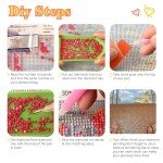 RUOPOTY 5D Full Square Diamond Painting Flower Rose DIY Embroidery Sets Modern Daisy Handmade Products For Interior Home Decor