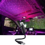 Car Roof Star USB Light LED Starry Laser Atmosphere Ambient Projector Auto Decoration Night Light Home Decor Galaxy Lights