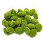 10Pcs Simulation Moss Stone Artificial Moss Rocks Ball Fake Green Plant for Home Garden Flower Pot Decoration Creative Crafts