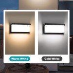 Led Outdoor Wall Light Waterproof IP66 Motion Sensor Led Outdoor Lighting Porch Lights Balcony Garden Lights Outdoor Wall Lamp
