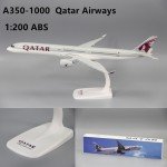 2025 New 1:200 Scale A350-1000 Qatar Airways Airlines ABS Plastic Airplane Model Aircraft Plane Assembly Collection Display Fans