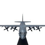 1/200 Scale AC130 Air Gunship Heavy Ground Attack Aircraft Diecast Metal Airplane Plane Model Child Collection Gift Toy